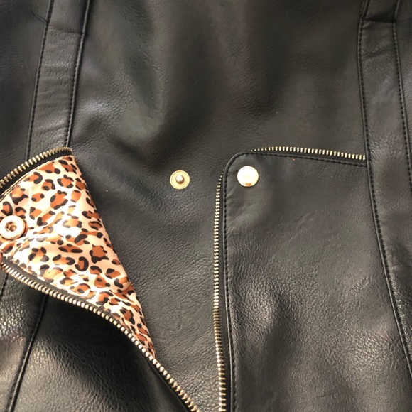 Laurel&sunset big black bag with leopard print - Picture 2 of 8